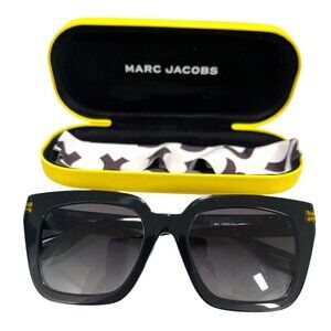 Marc Jacobs Black Square Designer Sunglasses New with Case